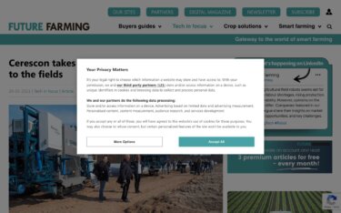 特許取得済みの地下検出技術が搭載された、Cerescon社のアスパラガス自動収穫ロボット「Sparter」について解説