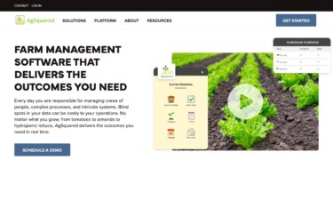 クラウドベースのワークフロー管理ソフトウェアで農場の効率的な運営を支援するAgSquared社について解説