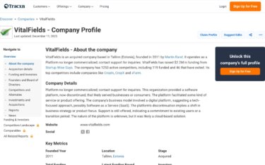 EUの環境基準を遵守可能な農場管理システムを提供するVitalFields社について解説