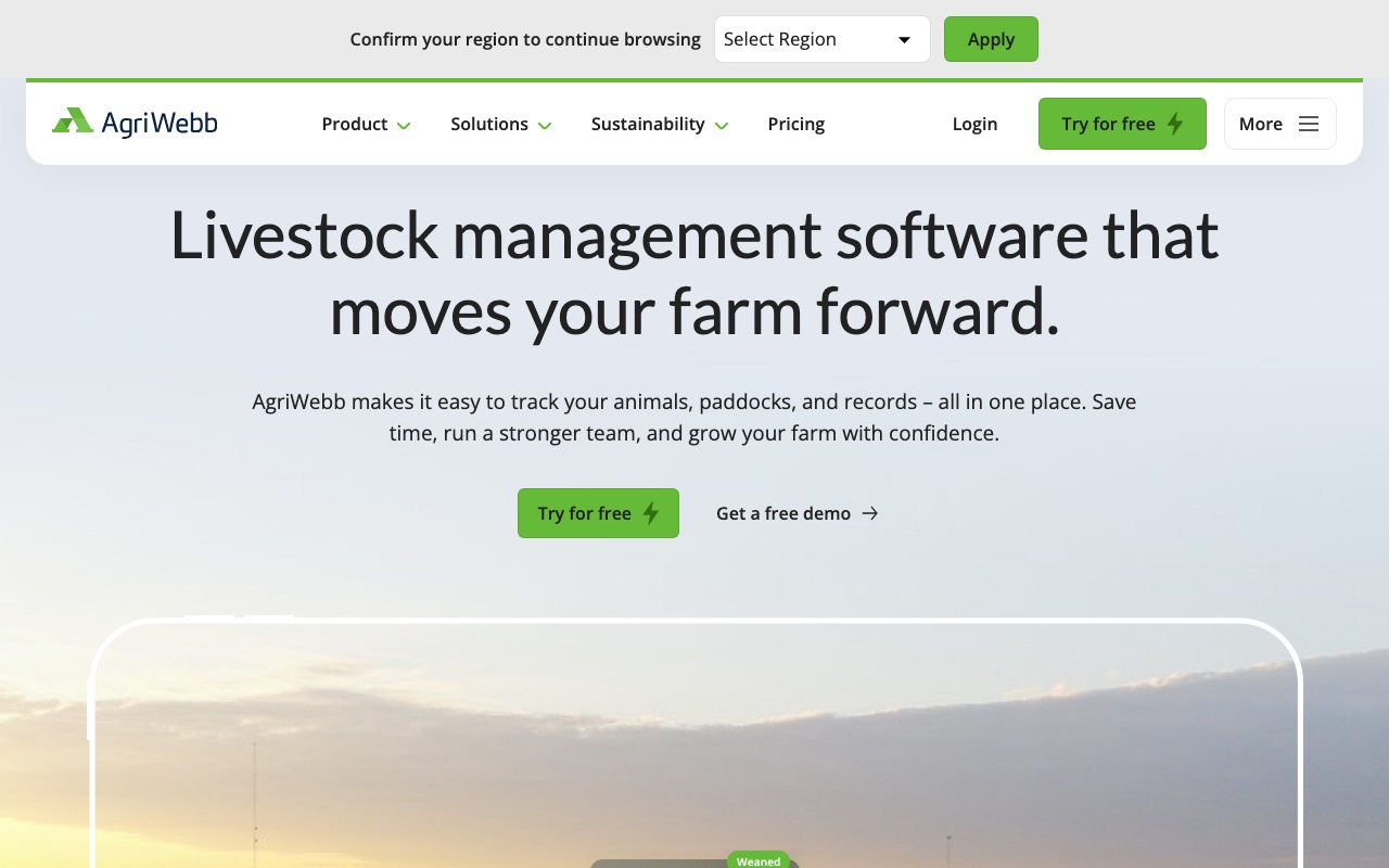 AgriWebb 畜産管理ソフトウェア