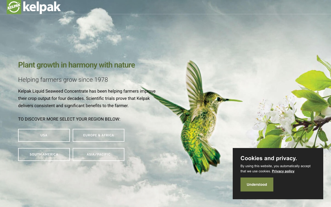 Kelpak 海藻抽出物バイオスティミュラント