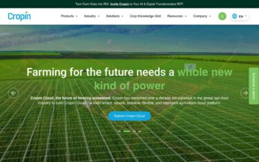 Cropin：10億エーカーの農地データを持つインド発AIクラウド農業プラットフォーム