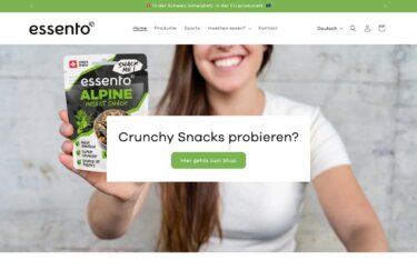 Essento：スイスで世界に先駆けて昆虫食の小売販売を実現した欧州パイオニア