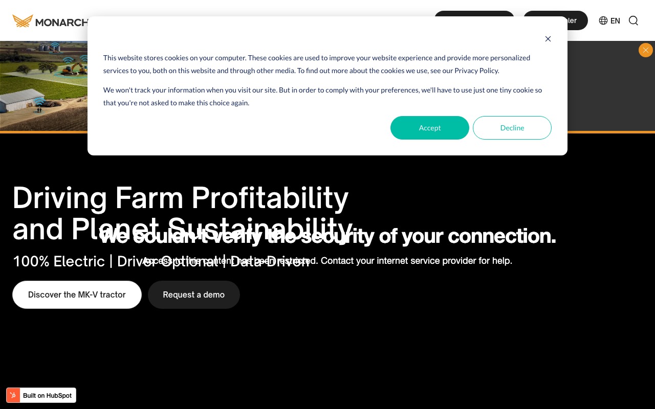Monarch Tractor 電動自律走行トラクター