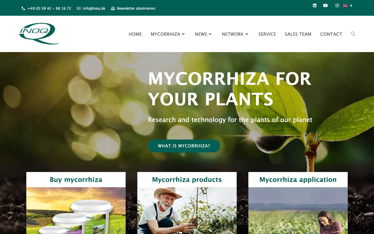 INOQ AGRI 菌根菌接種剤 有機農業認定