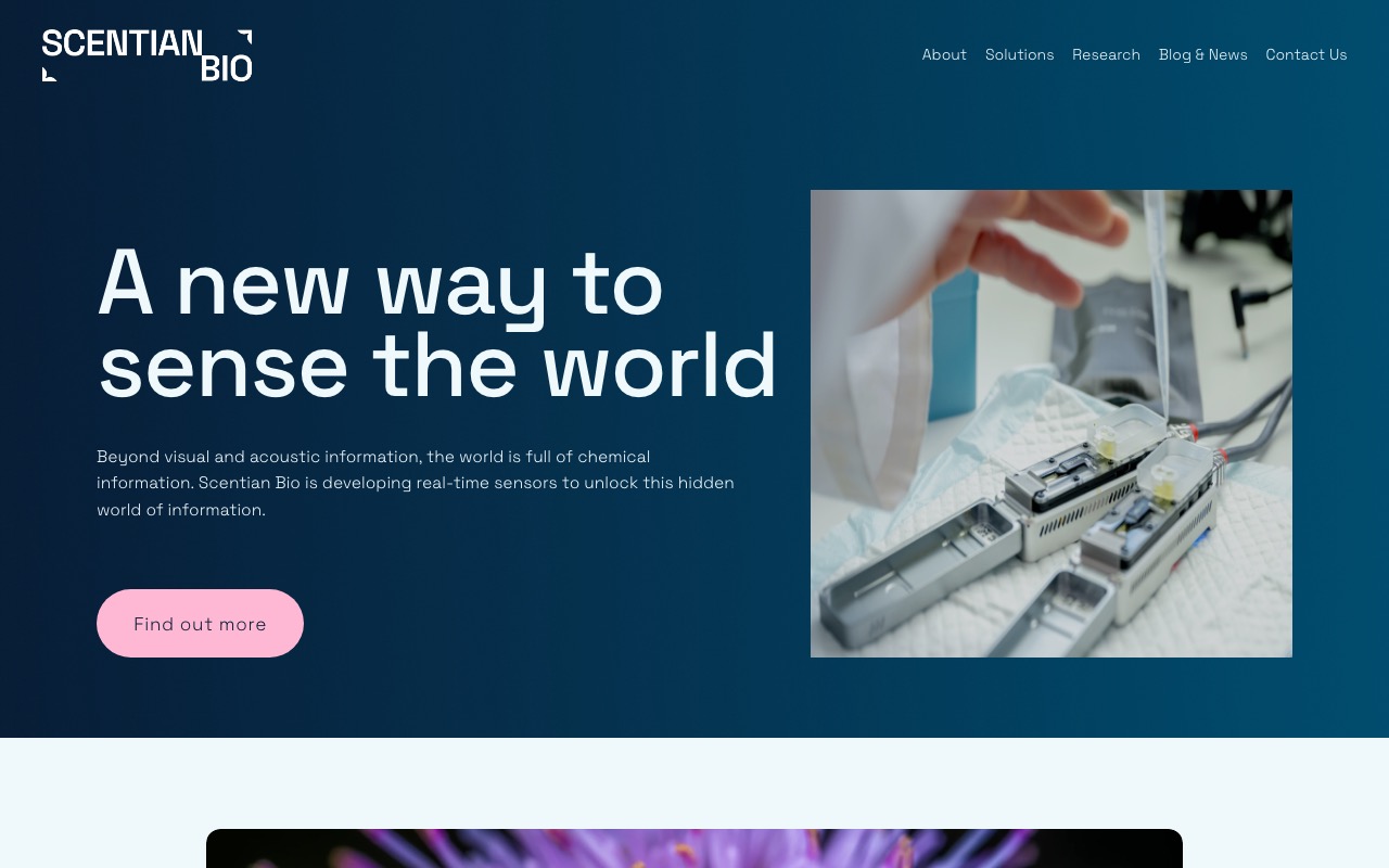 Scentian Bio 公式サイト