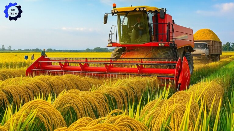 How Taiwan Farmers Plant and Harvest Rice to a New Level | Most Satisfying Agriculture Technology