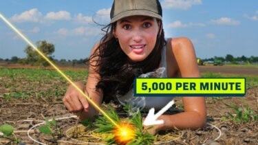 【世界で話題】100万回再生のレーザーロボットが農業を変える！