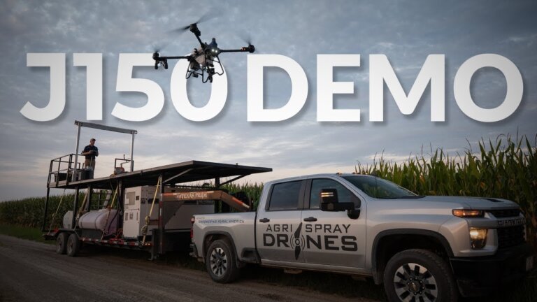 EAVision J150 Full Field Demo | The Best Spray Drone of 2026?