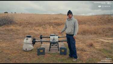 ドローンで農業を効率化！DJI T40の実際の作業動画で学ぶ Spray技術