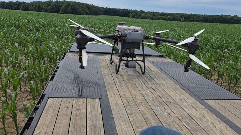 More Drone Spraying