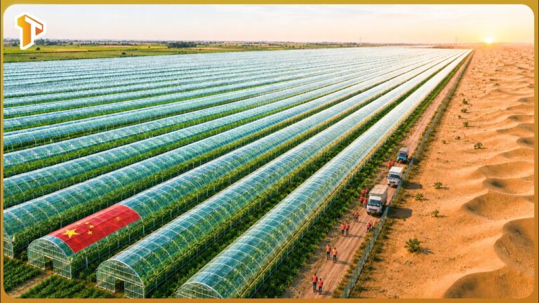 How China Split Barren Desert To Create Mega Farms That Feeds Millions