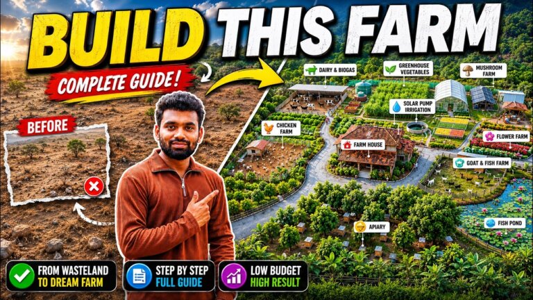 From Empty Land to Profitable 1 Acre Farm (Step-by-Step)