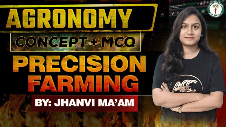 Precision farming | Concept+ MCQ Series| For all Agricultural Exams