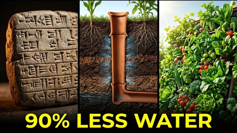 The Ancient Sumerian Vertical Gardening Trick That Cuts Water Use By Ninety Percent