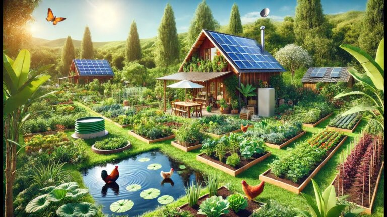 "Living 80% Self-Sufficient on Just Half an Acre | Sustainable Farm Life"
