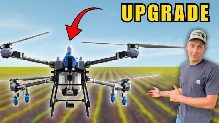 Two MASSIVE Spray Drones Just Showed Up at My Farm…