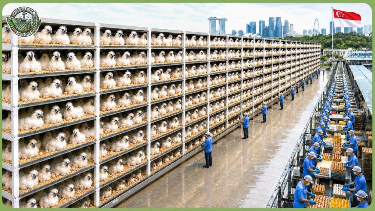 How Singapore Produces Thousands of Tons of Food on Tiny Farmland - Singapore’s Modern Agriculture