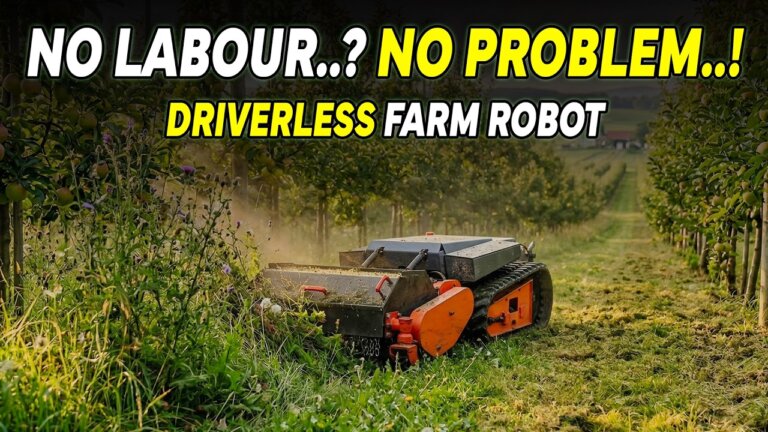 No Labour? This Farming Robot Handles Weeding Alone | FarmRobo R5
