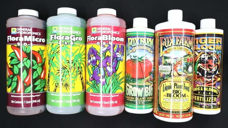 General Hydroponics Flora Trio vs Fox Farm Trio - Flora Feed Schedules and Chart