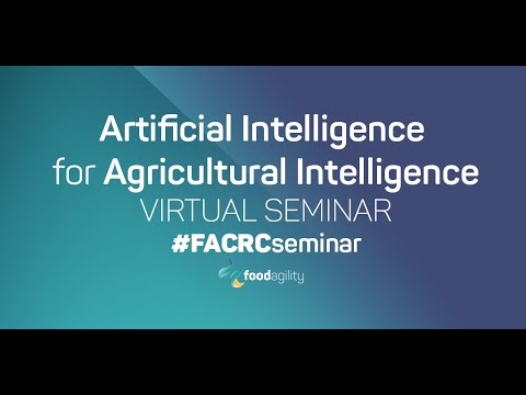 VIRTUAL SEMINAR: Artificial Intelligence for Agricultural Intelligence Professor Richard Xu
