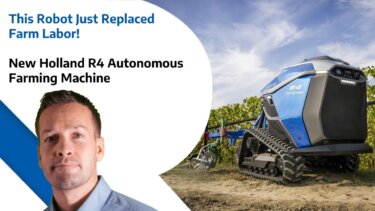 自律型農機が農業の未来を変える ニューホランドR4の驚異的な性能とは