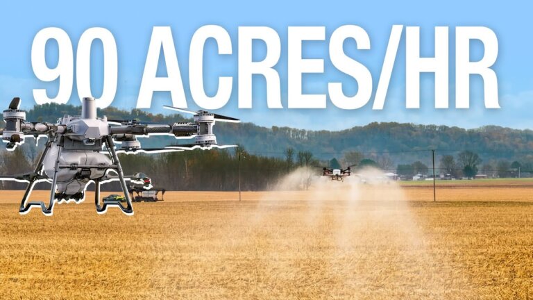 90 Acres an Hour, Really? DJI T100