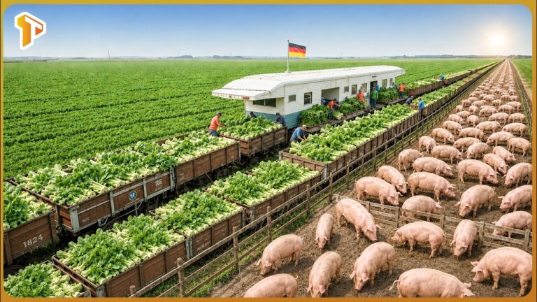 Inside Germany's Modern Agriculture Harvesting & Processing Millions Tons of Food