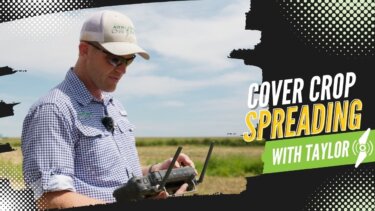 DJI T50でカバー作物種子をドローン散布｜精度と効率の最適化手法