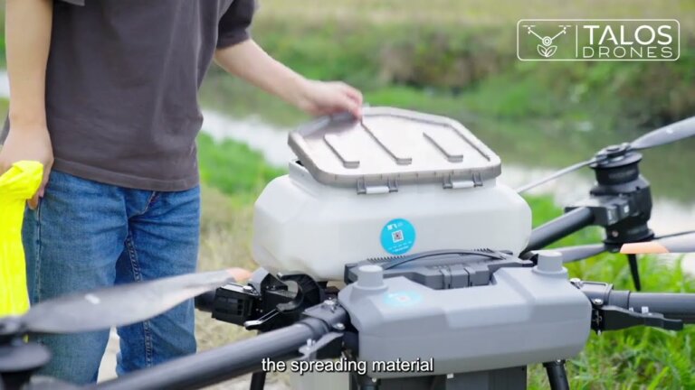 How to Use DJI Agras T40 Spreading System