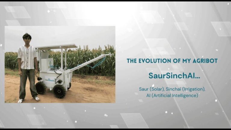 My journey of engineering a Solar-Powered, AI - enabled, Precision Irrigation Agribot - SaurSinchAI