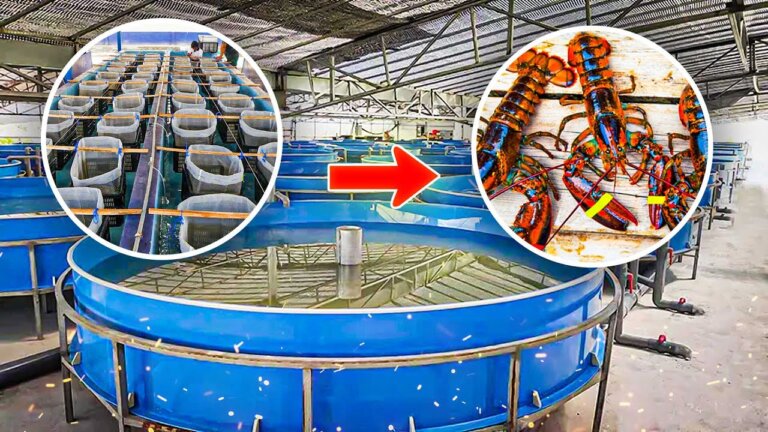 SHOCKING Indoor Lobster Farm Harvests BILLIONS Per Year