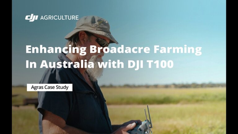 Enhancing Broadacre Farming In Western Australia with DJI T100