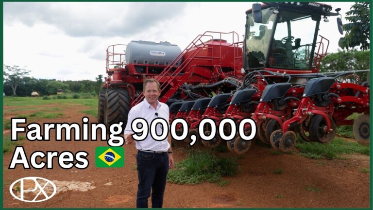 360,000 Hectares of Farming, Robots, Crop Planes & Cotton Factories