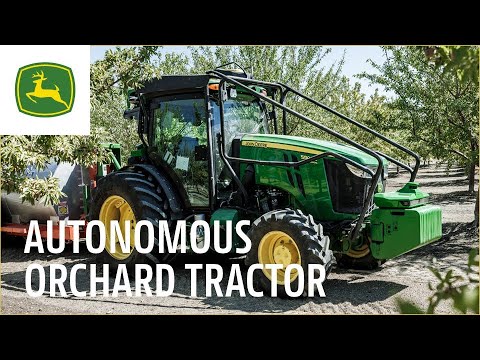 5ML Autonomous Orchard Tractor Multiplies Tree Nut Farmer Productivity | John Deere Precision Ag