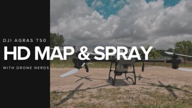 DJI Agras T50｜農業ドローンのマッピングと散布作業の実演