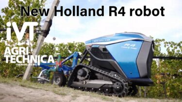 ニューホランド、R4でブドウ園向け自律型ロボットを発表