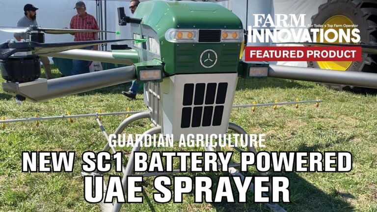 Guardian Agriculture's Autonomous Electric Drone Sprayer