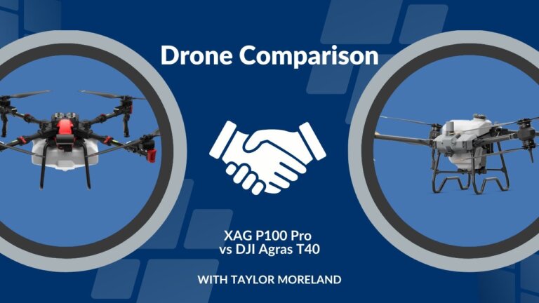 XAG P100 Pro vs DJI Agras T40 | Agri Spray Drones
