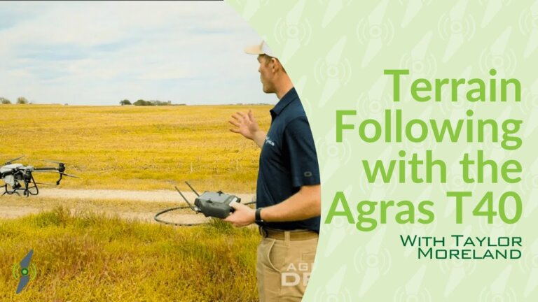Terrain Following Demo with the Agras T40 | DJI Agras T40 | Agri Spray Drones