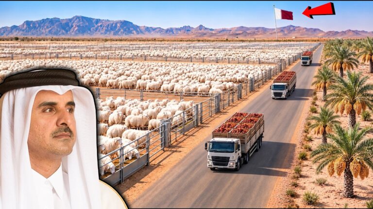 The World Thought It Was Impossible... But Qatar Transformed the Barren Desert into Giant Farms P...