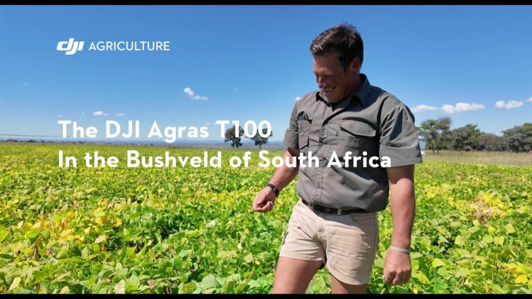 The DJI Agras T100 in the bushveld - DJI Agriculture in South Africa