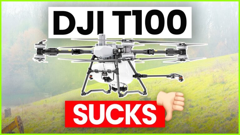 DJI T100 Terrain Following Sucks Compared To…￼