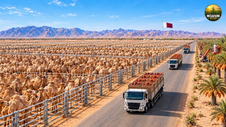 How Qatari Farmers Turned a Barren Desert Into Giant Modern Farms Producing Millions of Tons of Food