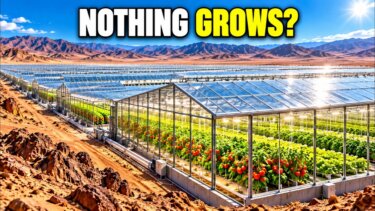 ゴビ砂漠の太陽光温室｜中国が砂利地に構築する水耕栽培の技術と課題