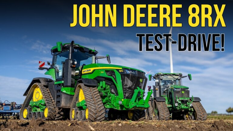 What a powerhouse! John Deere 8RX 540 Test Drive | 634 hp Max Power | Tracked Tractor