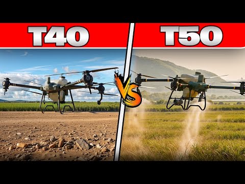 DJI Agras T40 vs T50: The Ultimate Agricultural Drone Showdown
