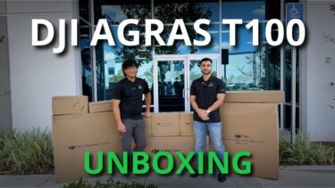 【注目】DJI Agras T100の開封レビュー｜100LタンクとLiDAR搭載の最新農業ドローン