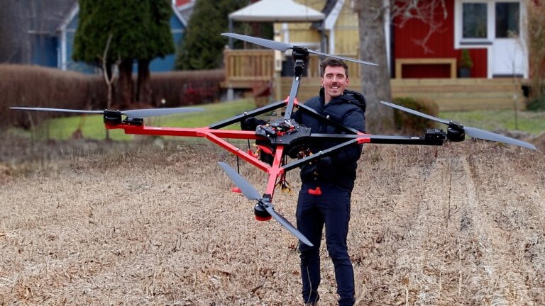How I Built a MASSIVE 100kg Lifting Drone