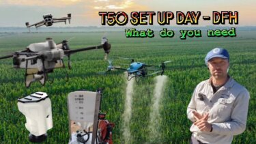 DJI Agras T50の導入ガイド｜散布・播種・RTK測位の機材構成と充電戦略